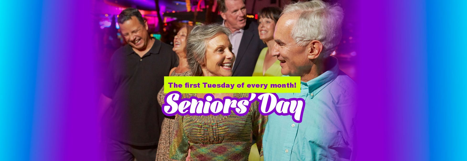 Senior's Day - the first Tuesday of every month, 55+ members receive $10 in free play